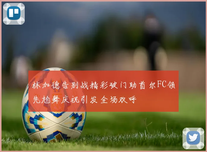 林加德告别战精彩破门助首尔FC领先尬舞庆祝引发全场欢呼